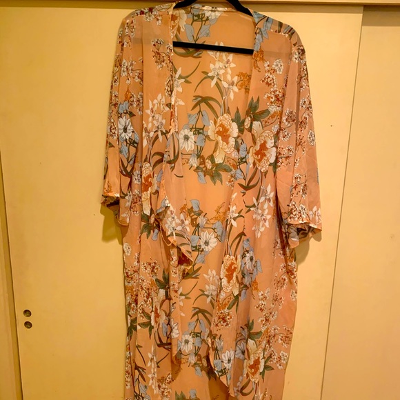 Shein floral cover up 1XL